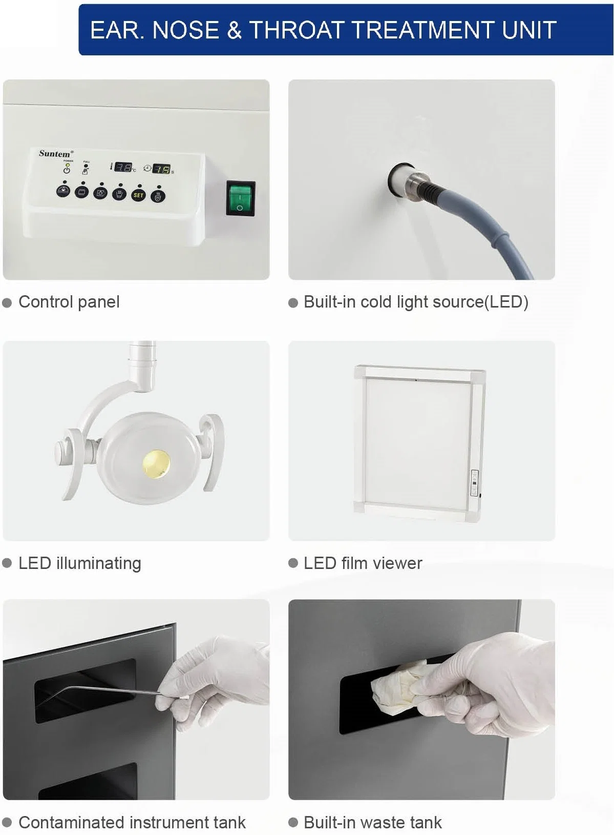 Suntem Best Price Medical Instrument for E. N. T Diagnosis