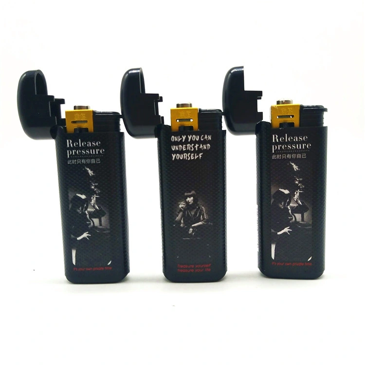 Wholesale Windproof Lighter Jet Flame Electronic Cigarette Lighter Refillable Gas Lighter