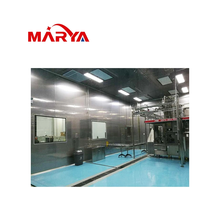 غرفة تنظيف طعام قياسية لنظام التدفئة والتهوية وتكييف الهواء (HVAC) من Marya GMP خالية من الغبار مع نظام تكييف الهواء