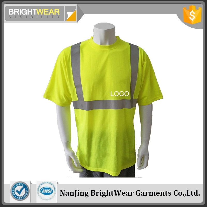 ANSI Safety T-Shirt Reflektierende Sicherheitskleidung Arbeitskleidung PSA-Bekleidung