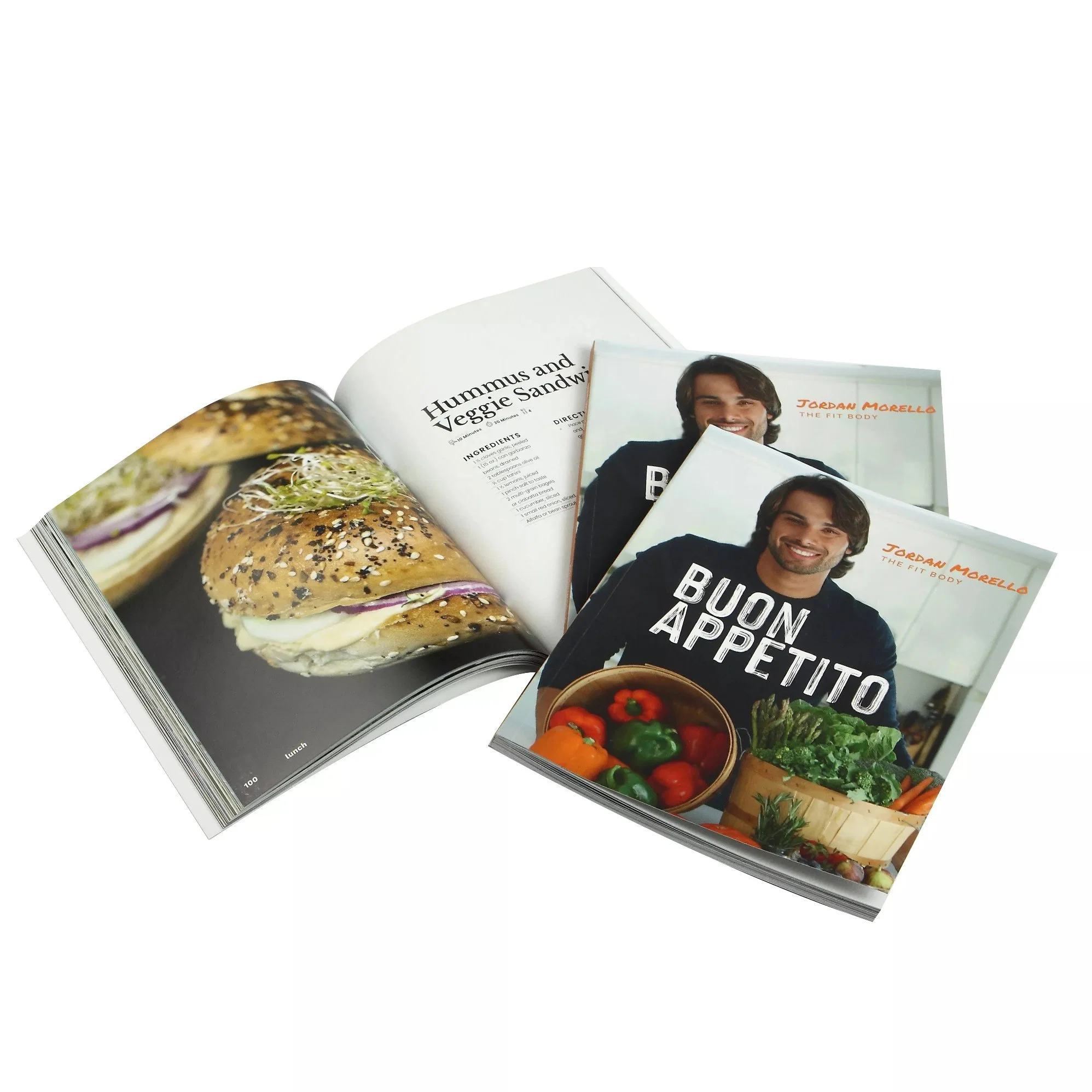 Vente à chaud personnalisée impression couleur Cook impression offset Catolg Livre