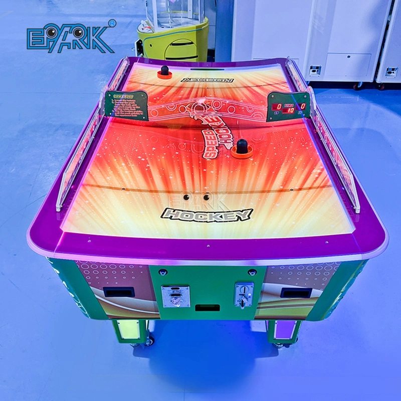 Epark Wholesale/Supplier 2 Person Coin Operated Square Indoor Mini Air Hockey Game Table for Kids