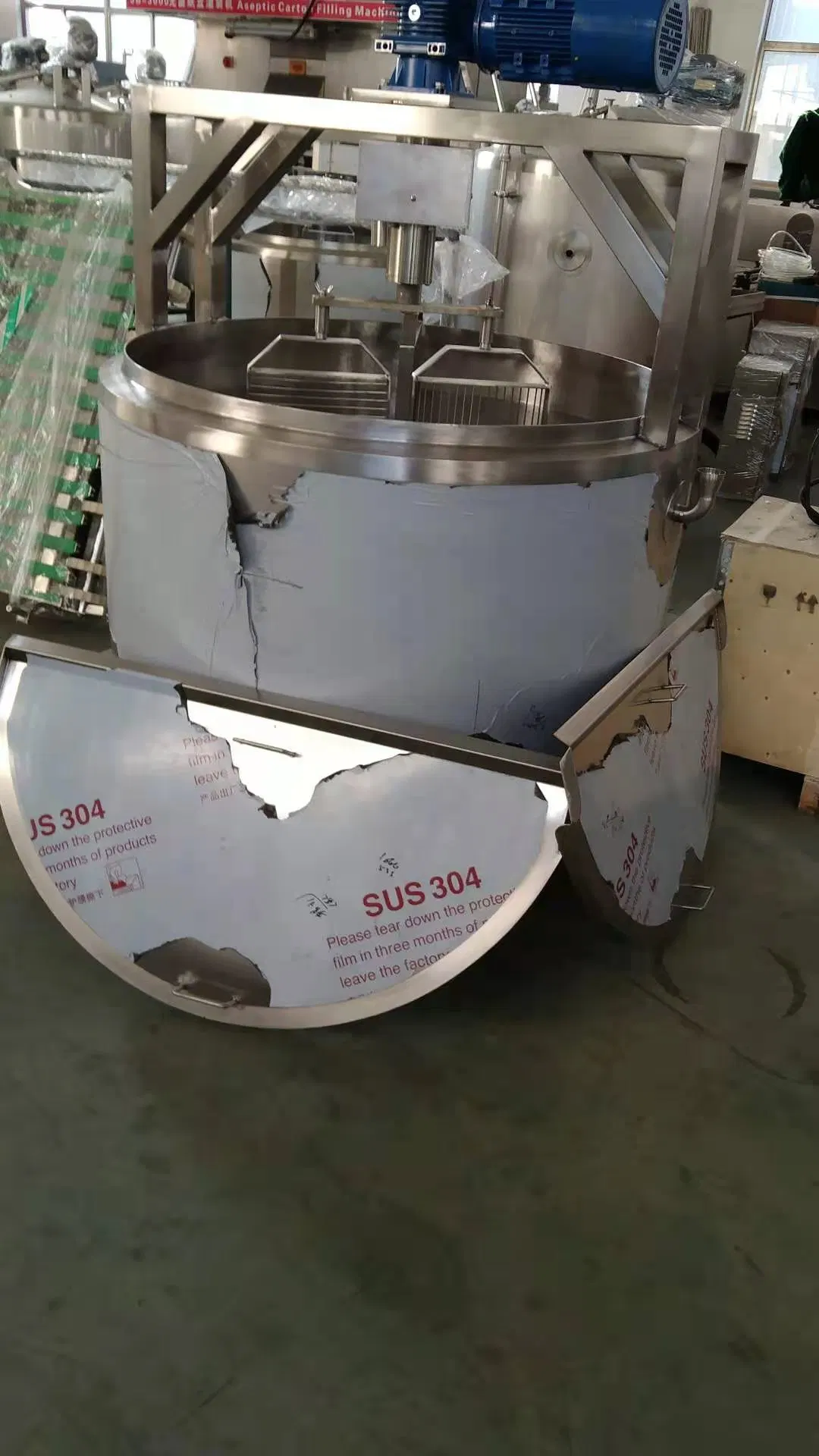 2022 The Latest Hot Models of Drinks Large Fresh Milk Milk Cheese Making Tank