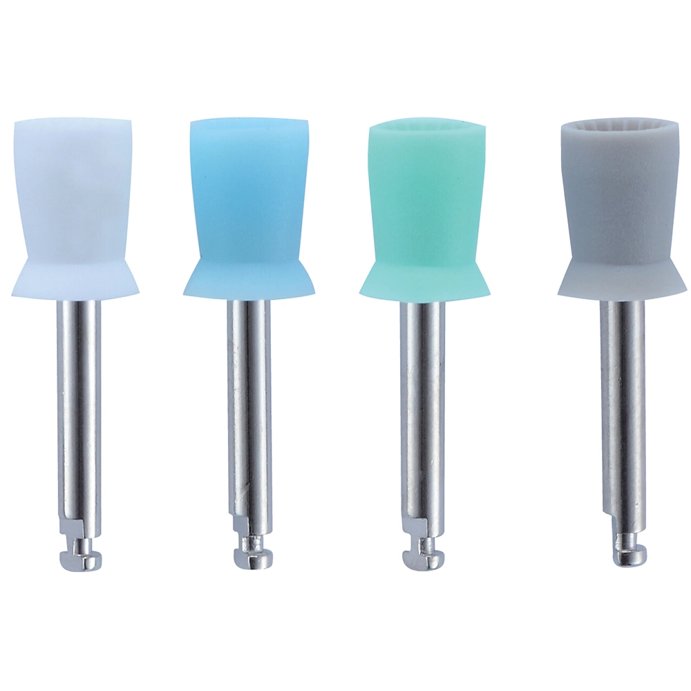 Popular Dental Colorful Clip-on Cup Style Disposable Prophy Polishing Brushes for Sale