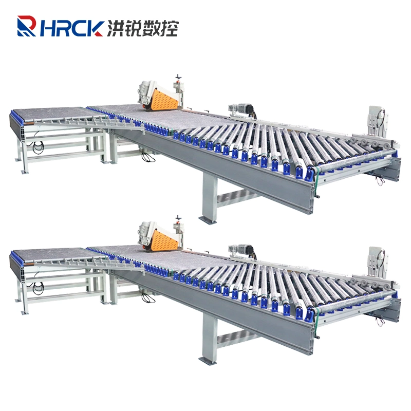 PVC Edge Bander Automatic Edge Banding Machine Line with Conveyor Roller Table