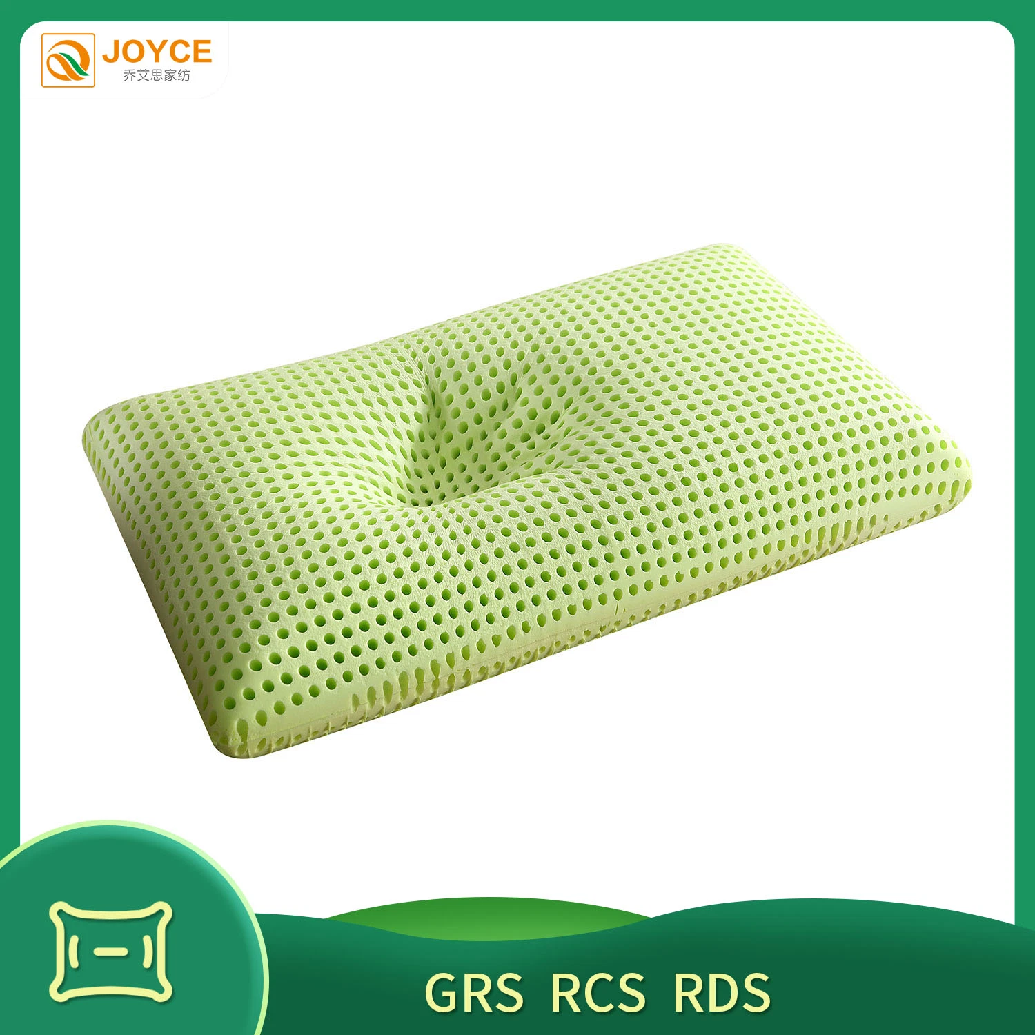 Ultra Soft Breathable Ventilation Memory Foam Pillow with Small Holes