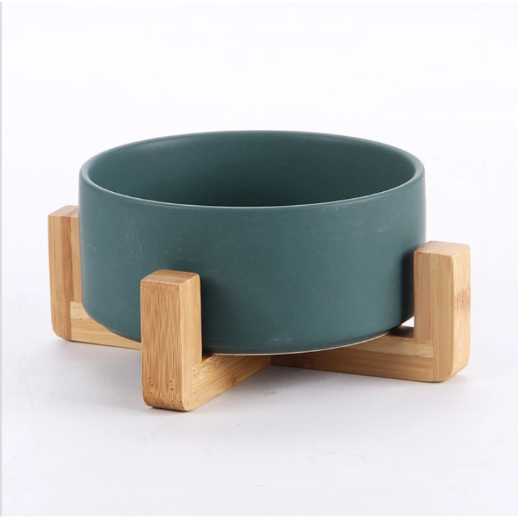 Loiça Pet Cat Bowl, estante de madeira Cão Gato Taça alimentar