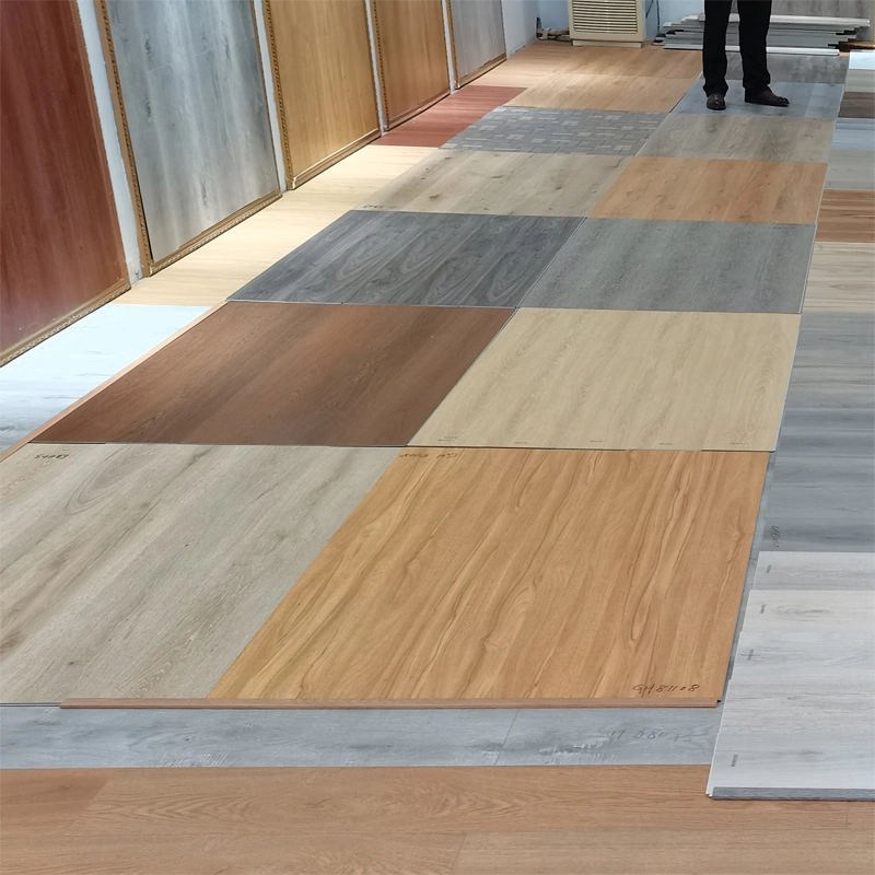 4-6mm Low Price Vinyl Plank Flooring Rigid Core Spc Click Flooring