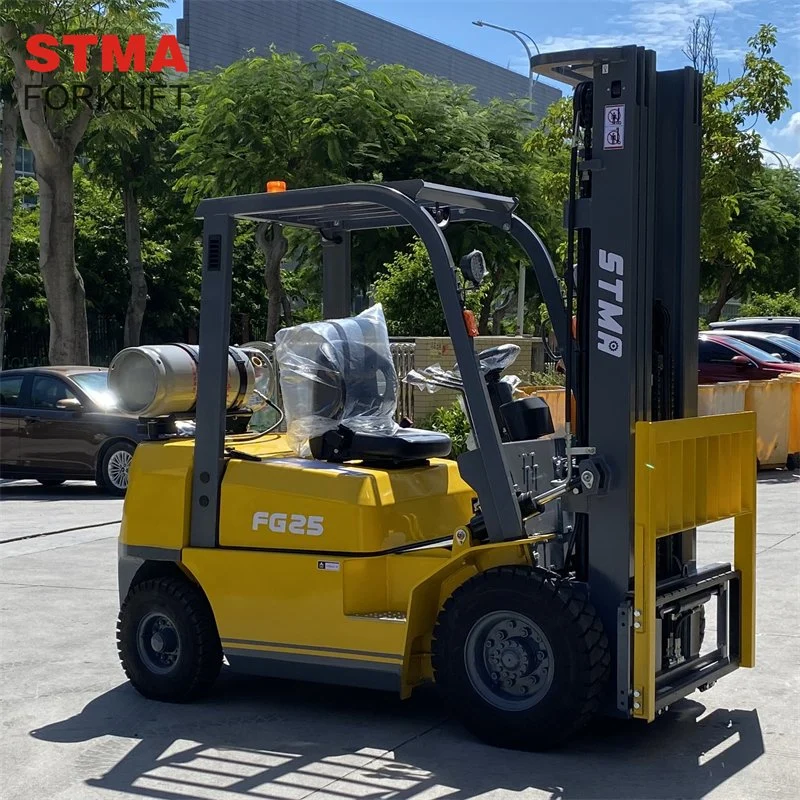 Stma 2.5tonne 2.5t 2.5ton LPG Gasoline Forklift Truck with Nissan Engine