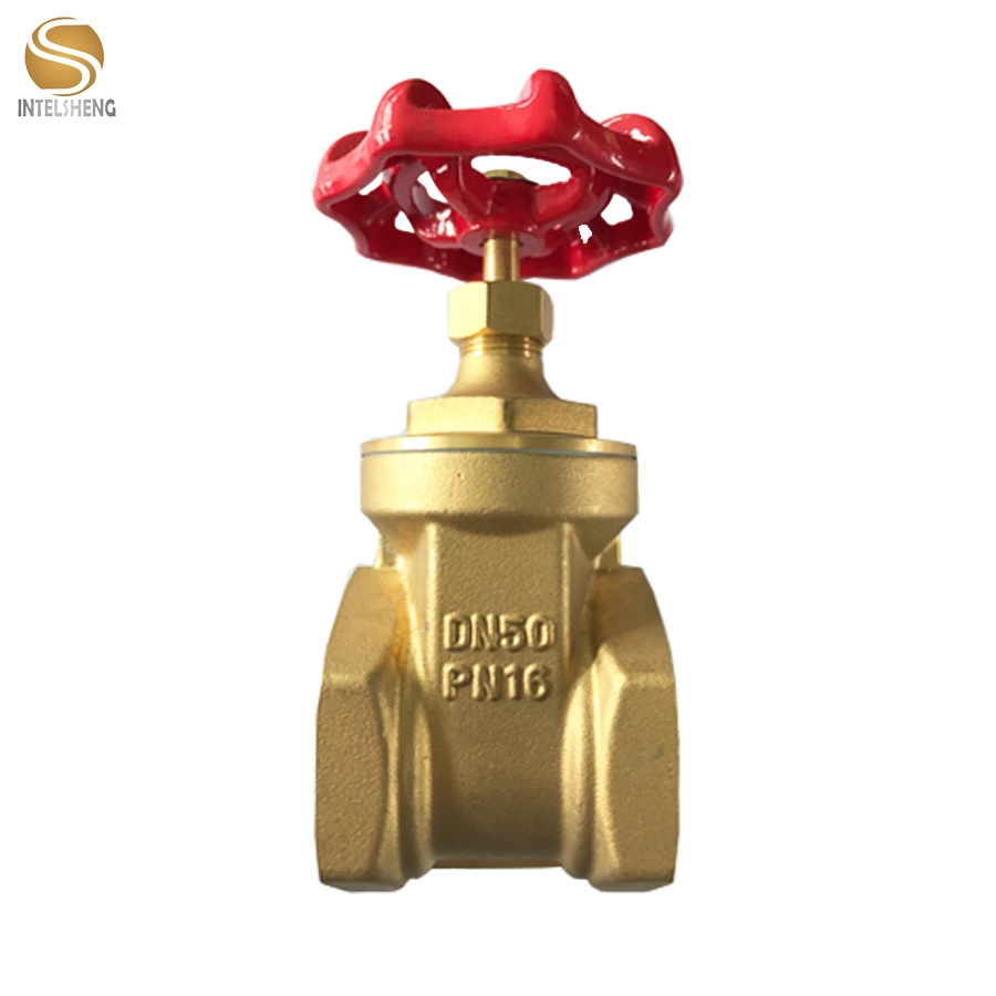 1/2 Inch Female Thread and ISO228 Copper Brass Gate Valve for Pipe System Pipe Fitting