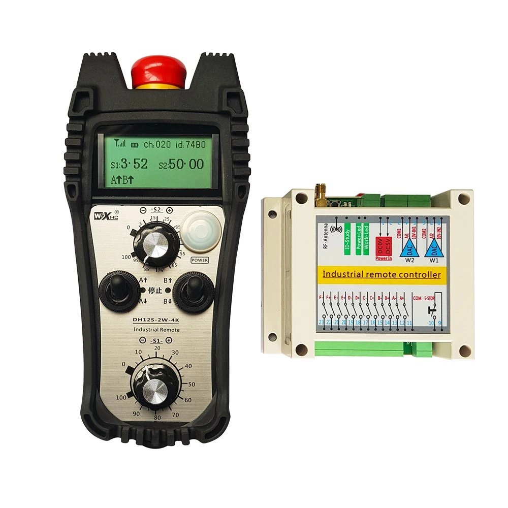 Radio de doble velocidad Eléctrica Industrial la grúa grúa y el cable del equipo de soldadura de la sierra el control remoto inalámbrico