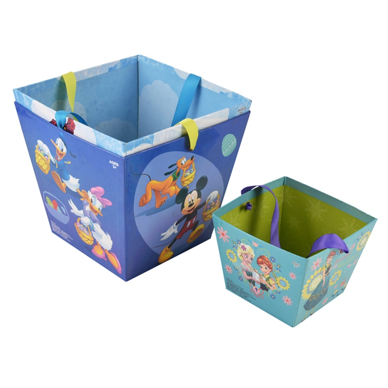 Luxury Kids Strong Customized Paper Packaging Toys for Baby Children Toy Storage Box