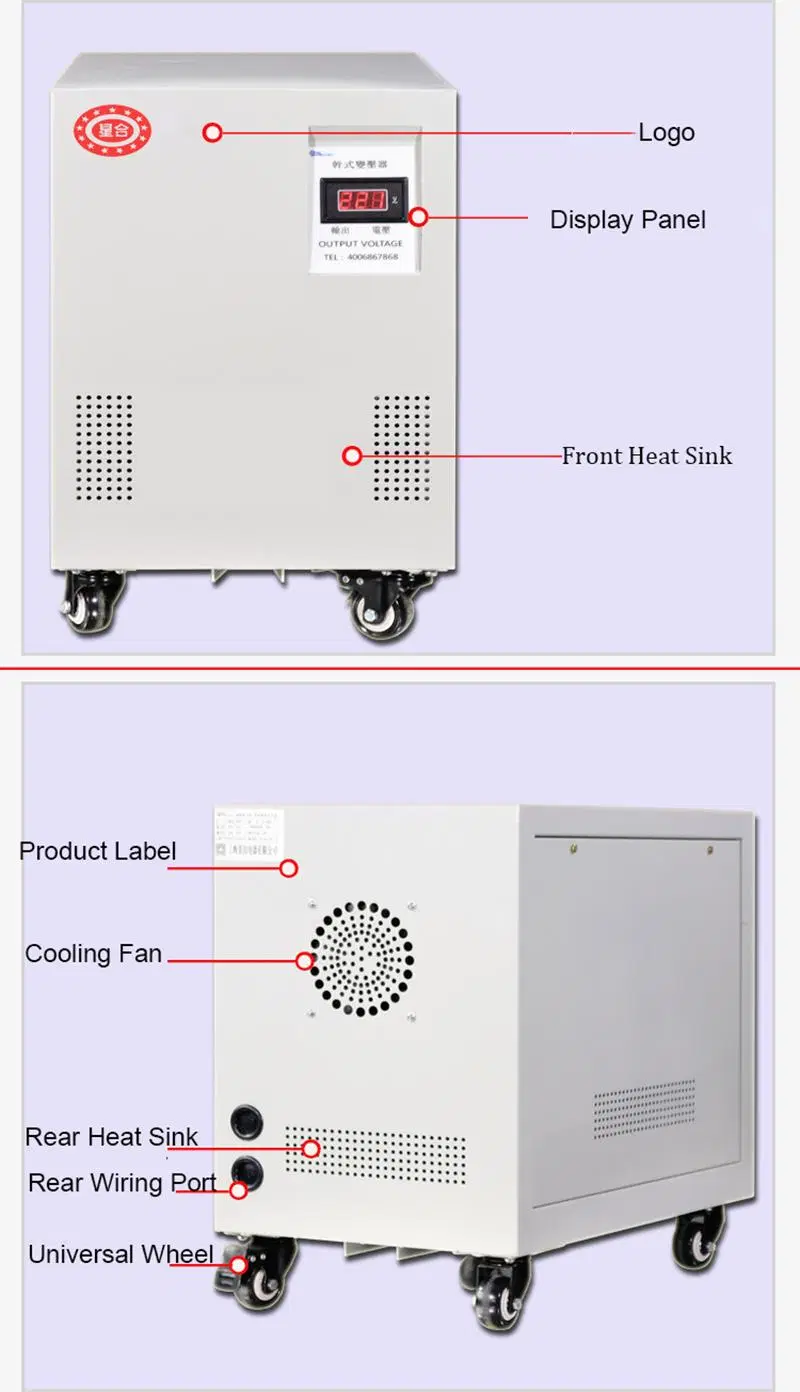 High quality/High cost performance Step Down Step up 3 Phase Dry Type Electrical Isolation Power Transformer