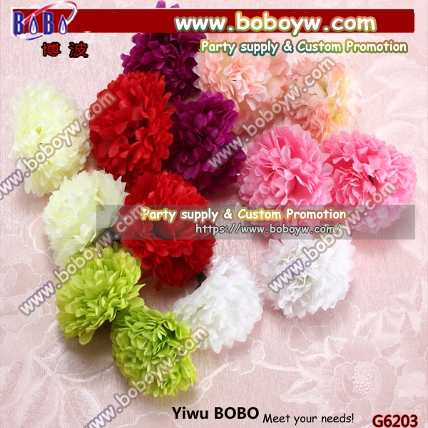 Christmas Items Artificial Flower Silk Flowers Spherical Heads Bulk Home Party Wedding Favor (G6203)