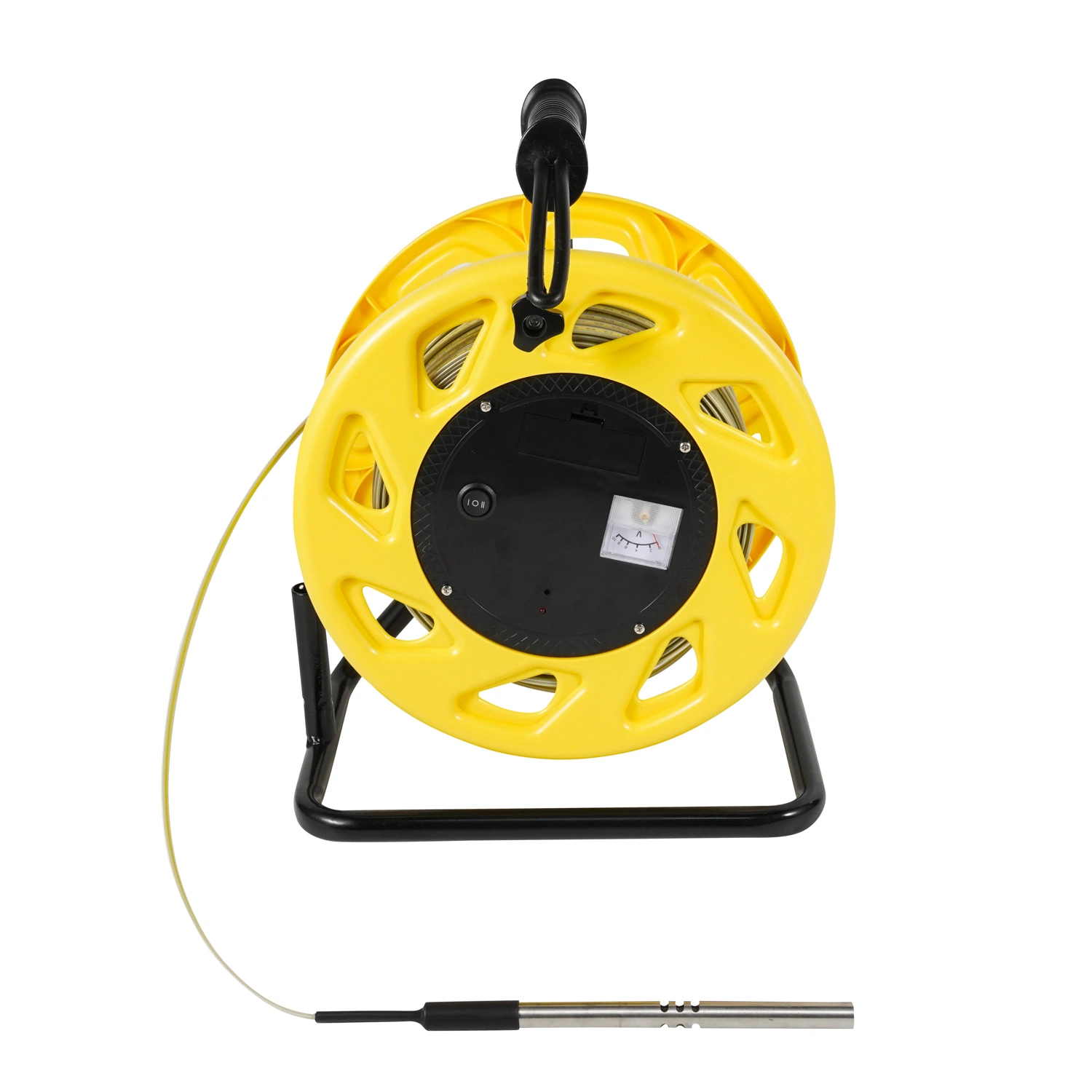 Well Drilling 100m Water Level Meter ABS Plastic Reel Yellow