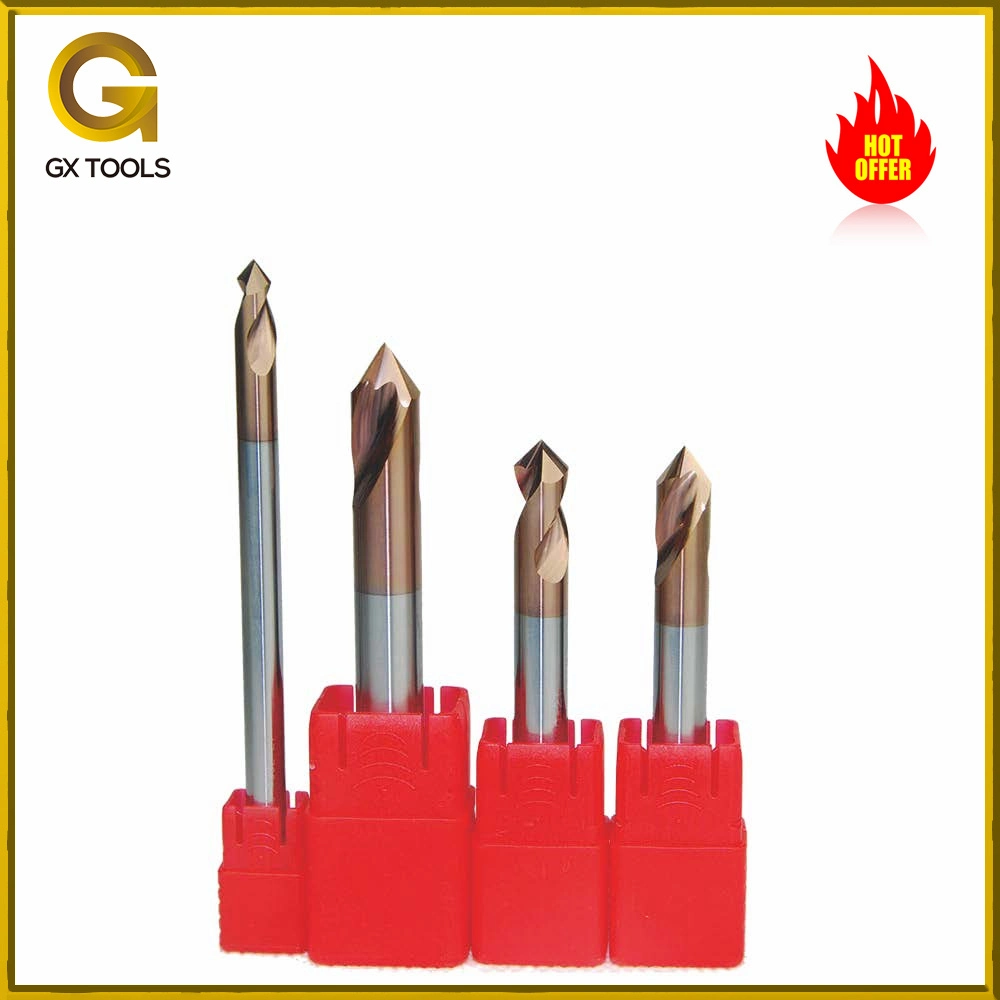 Customize 90/120 Degree Durable CNC Solid Carbide Spot Drills Fixed Point Drills