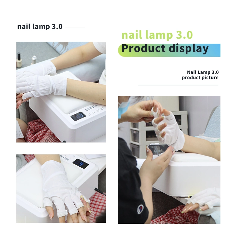 مصباح LED قوي بقدرة 72 واط بتقنية Nail Lamp 2 في 1 يعمل بالأشعة فوق البنفسجية المقلاة بالأظافر