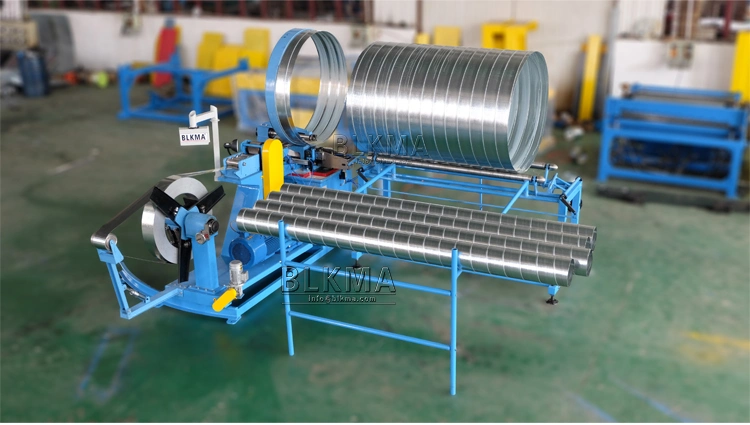 Round Duct Fabrication Machine, HVAC Equipment spiral Duct Forming Machine