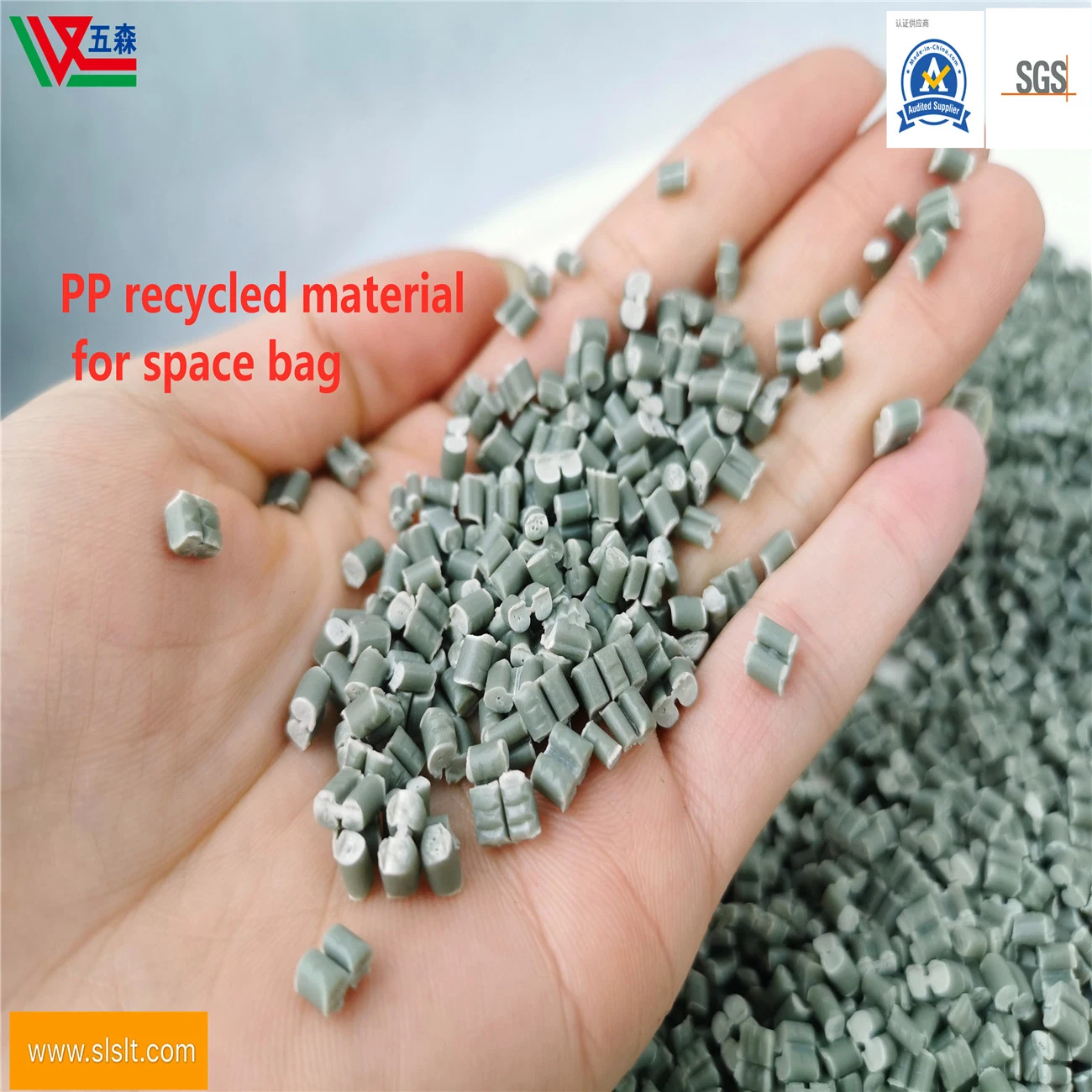 Supply Polypropylene PP Woven Bag Regeneration Particles Black White