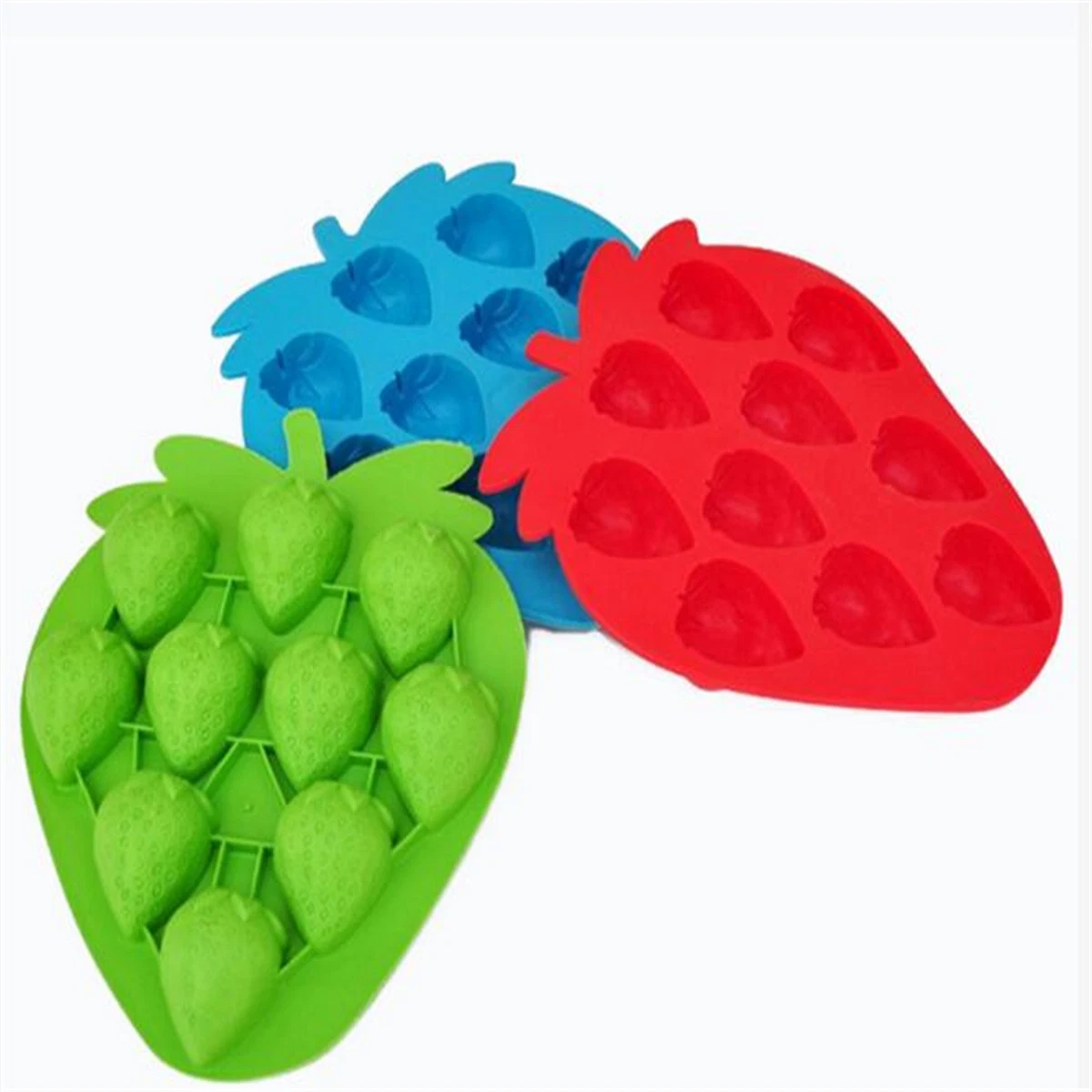 Food Grade Silicone Heart Star Shaped Tools Ice Mold