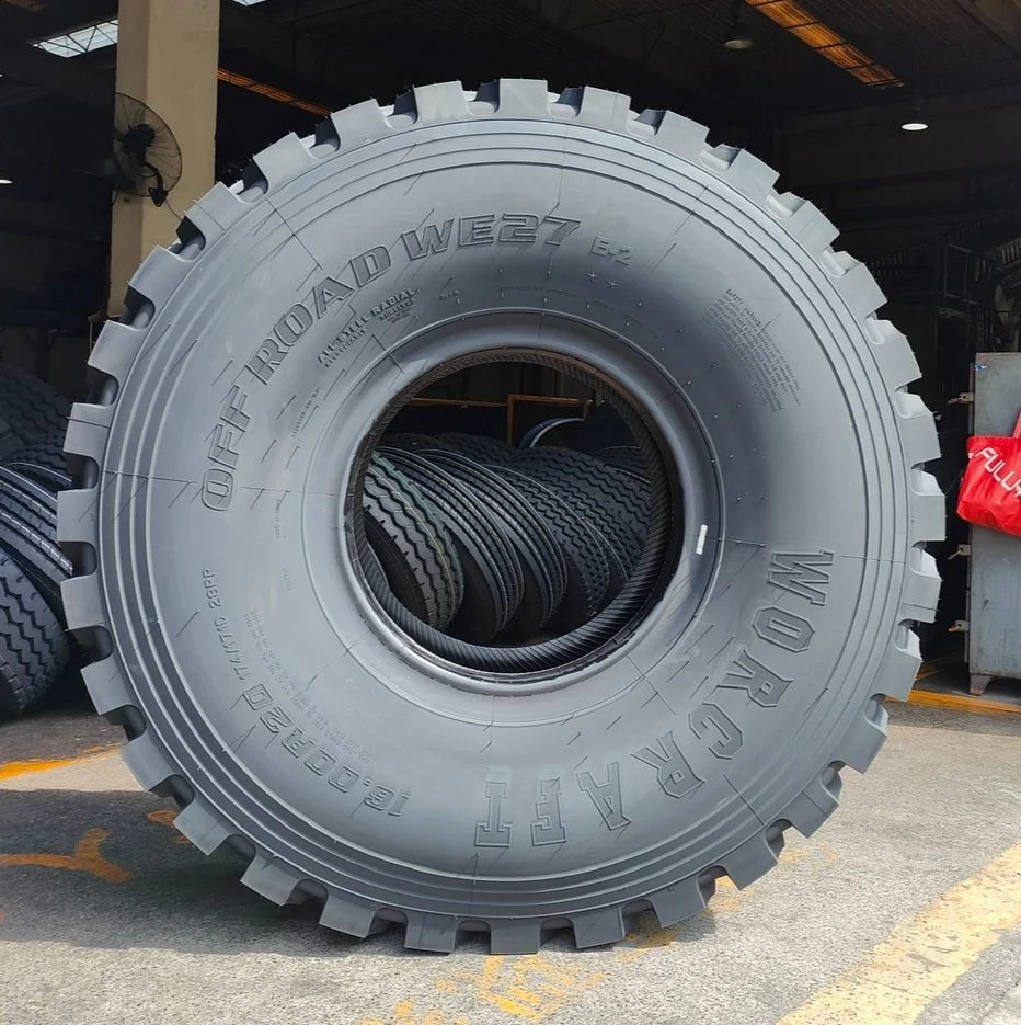 Worcraft Brand OTR Indutrial Tyre 16.00r20 425/85r21 14.00r20 12.00r20 29.5r25 26.5r25 23.5r25 Heavy Gas Oil Truck Industrial Tyre Tire TBR OTR