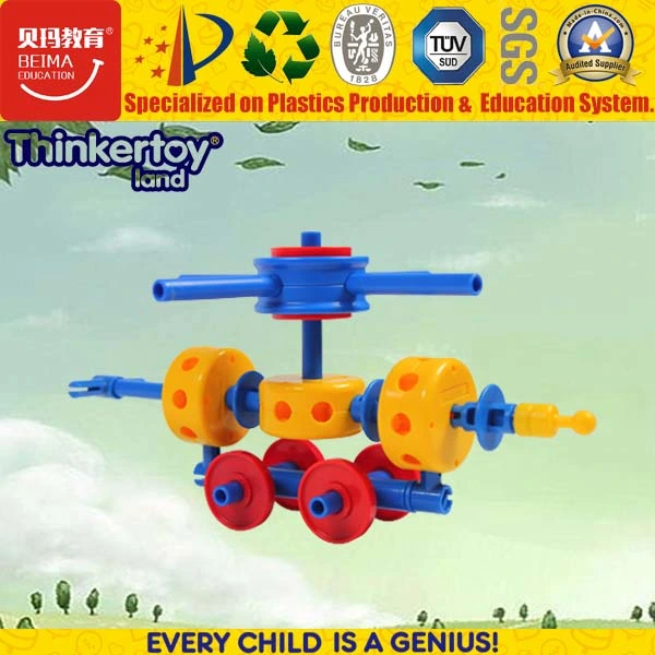 Easy Fashion Educational Building Helicopter Toy for Kids