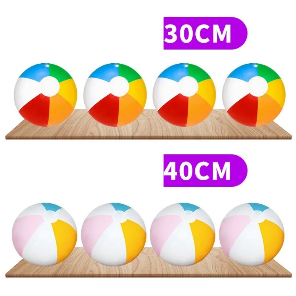 Inflatable Pool Balls Rainbow Colored Summer Water Fun and Birthday Parties for Kids Bl19812