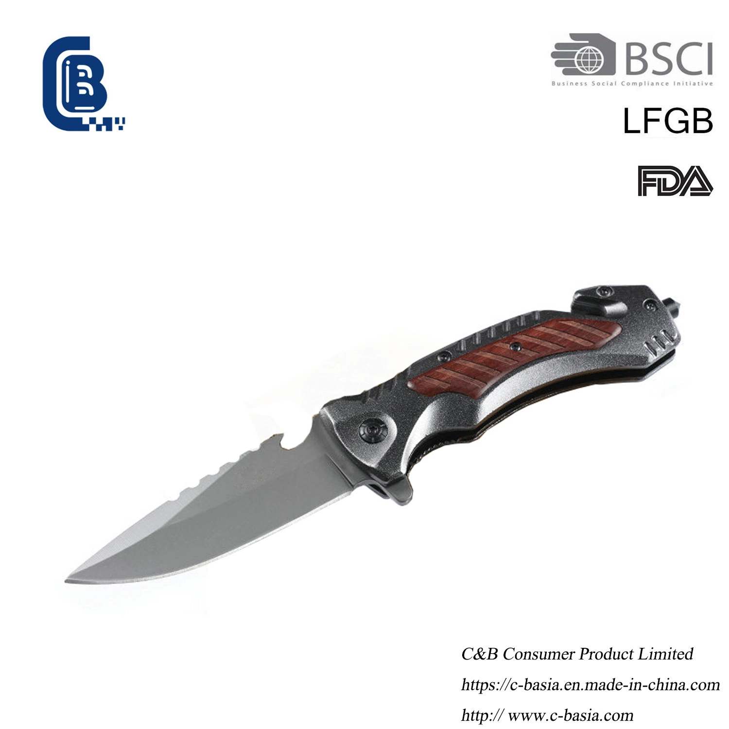 Hight Quality 5" Foldable Outdoor Tatical Hunting Knife, Camping Survival Combat Cutting Knife