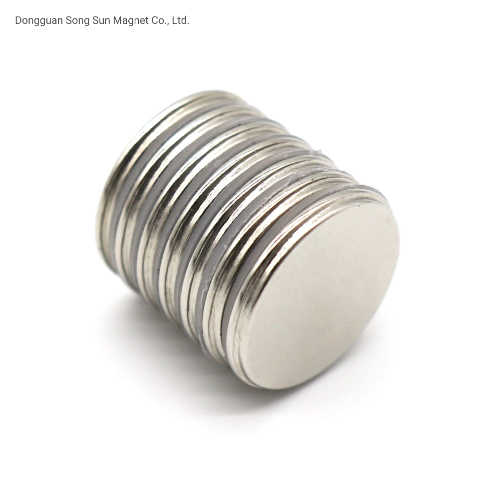 N42 1.26 X 1/8 Inch Neodymium Disc Magnets with Waterproof Epoxy/Ni/Zn Coating