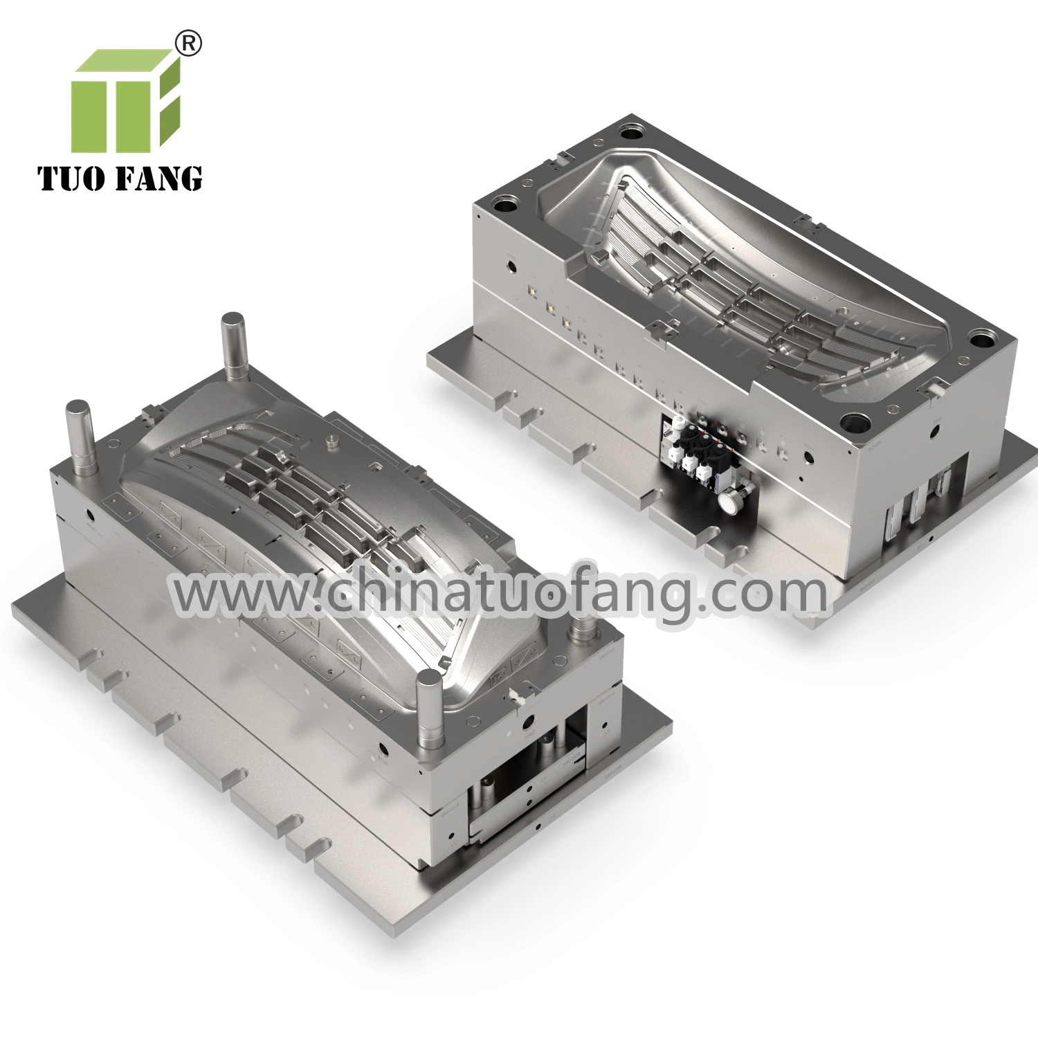 Piezas de vehículo de termoformado Moldes de inyección de plástico accesorios de Auto alquiler de automóvil moldes de la parrilla