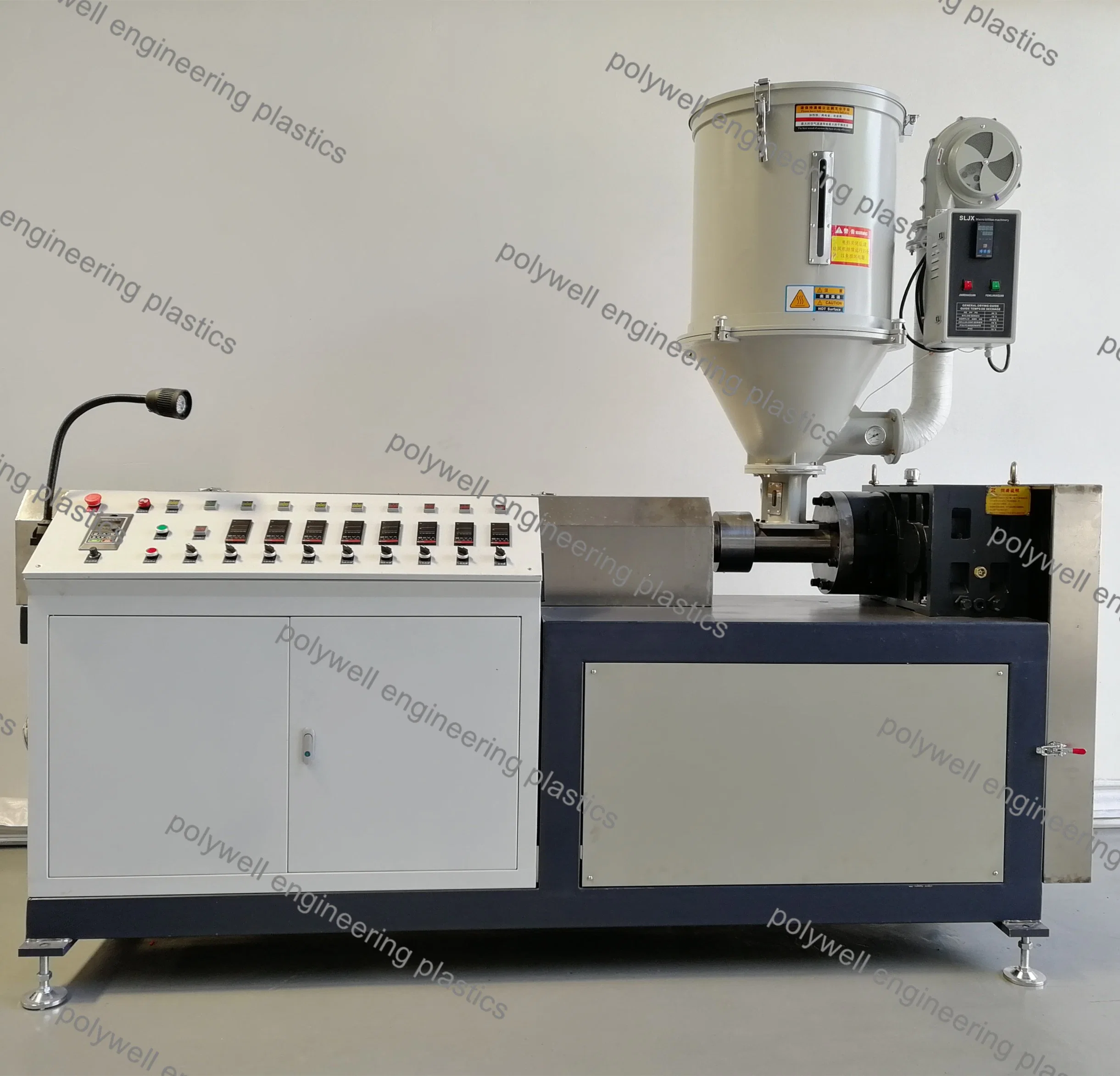 Einschnecken-Extrusionslinie Nylon-Profil Kunststoff-Extruder-Maschinen Polyamid 66 Thermische Bruchstreifen Extrudiermaschine