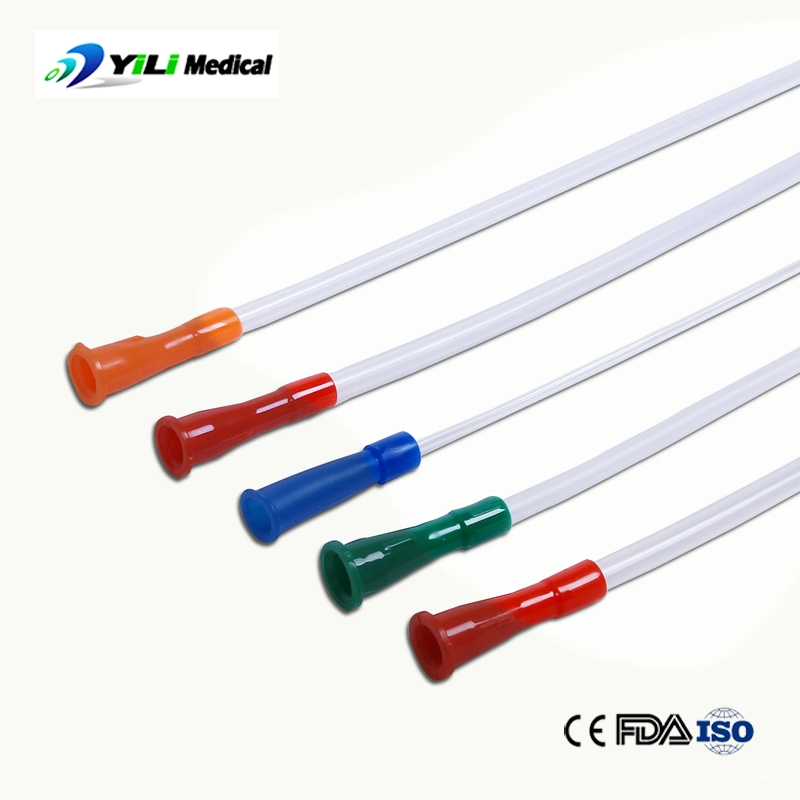 Disposable Medical Hydrophilic Coated PVC Catheterization Tube with Water Sachet