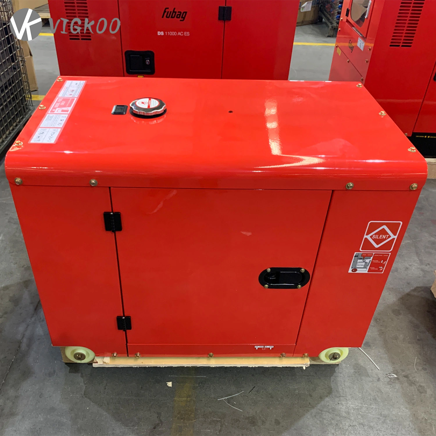 Air Cooled 6.3kw 6.8kw Dg8000s Small Diesel Engine Single Cylinder Portable Power Electric Generator Set