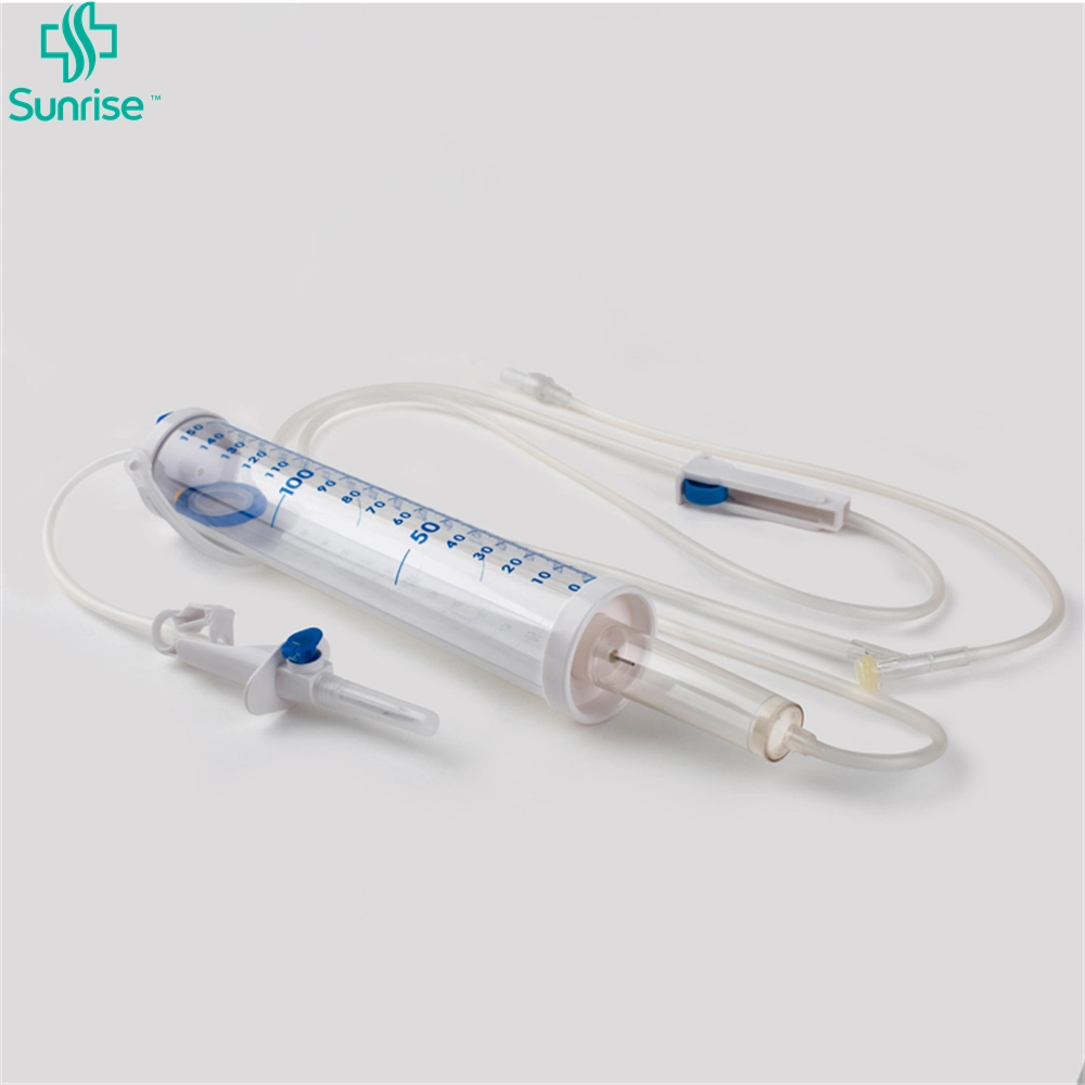 Sunrise Medical Utilisez un ensemble de perfusion à burette jetable stérile de type burette pour un usage unique.