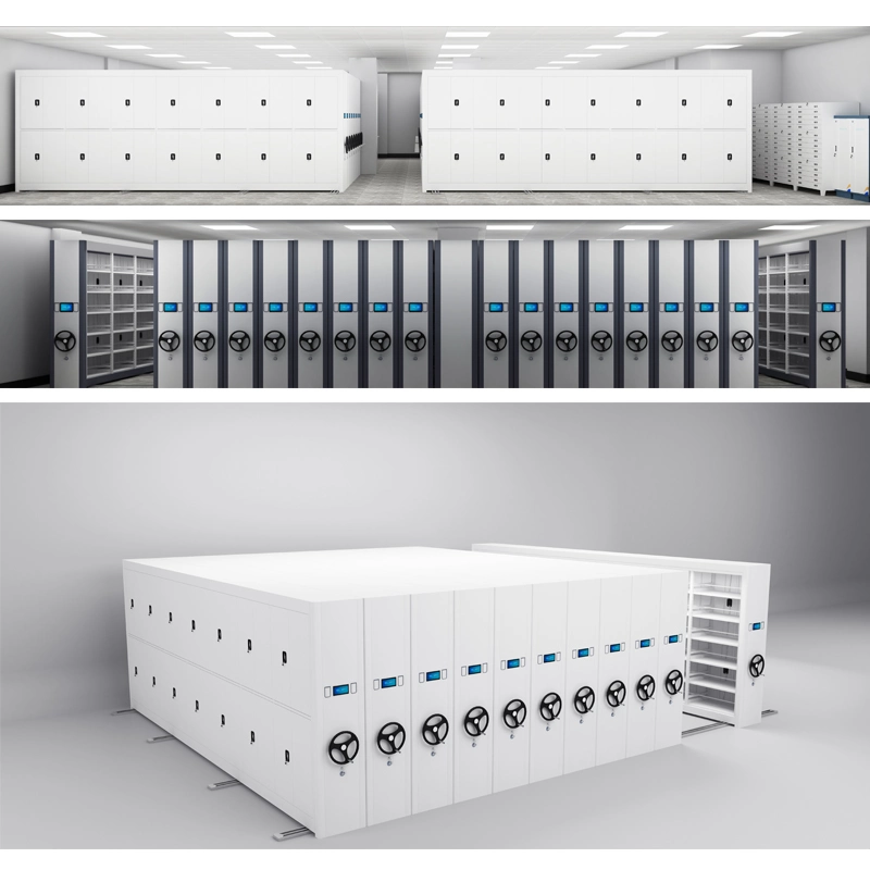 Sistema de Arquivos de alta densidade de racks de armazenamento móvel estantes para escritório