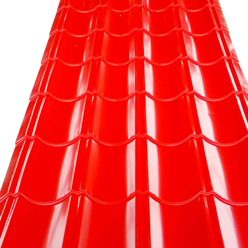 Coloured Prepainted Corrugated Color Steel Sheets Roof/Wall Metal Claddings Roof Tile