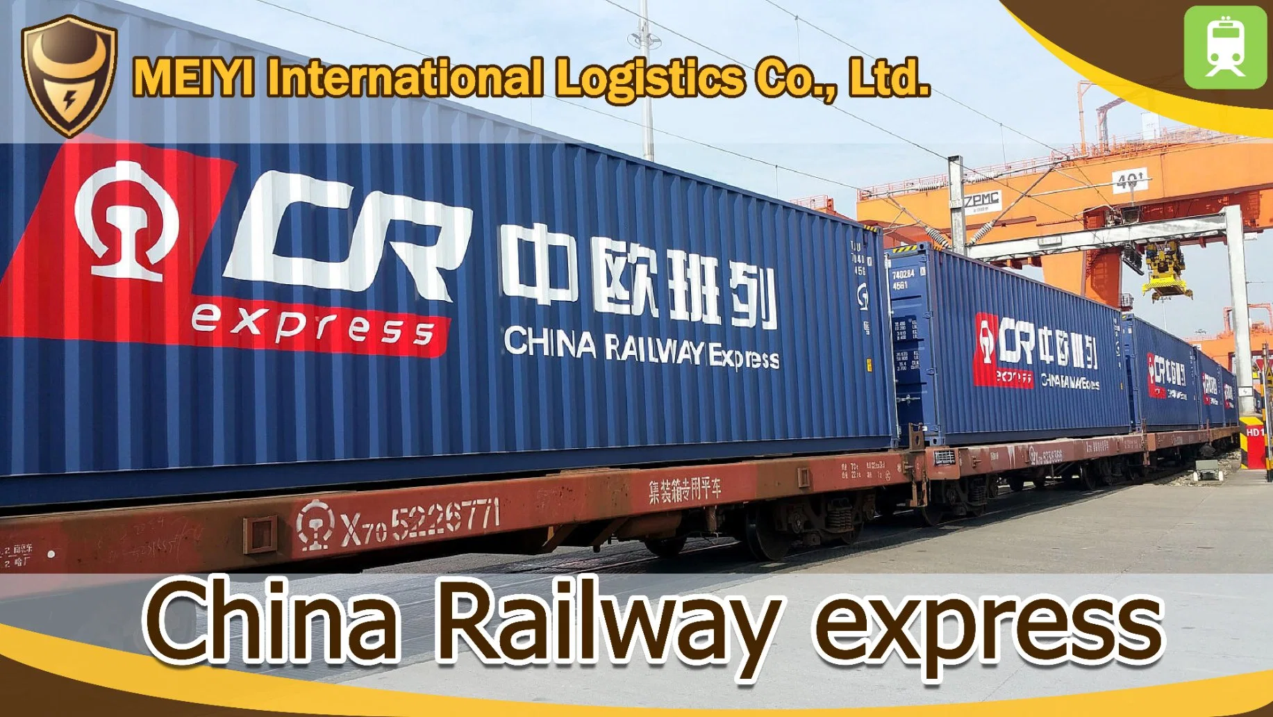 Chemin de fer de la Chine Express Shipping Company de la Chine au service d'expédition transitaire international tchèque de fret conteneur DDP FOB Shipping Company