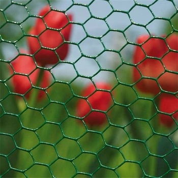 Factory Cheap Chicken PVC Coated Hexagonal Wire Mesh Low Price Hexagonal Poultry Farm Mesh Net