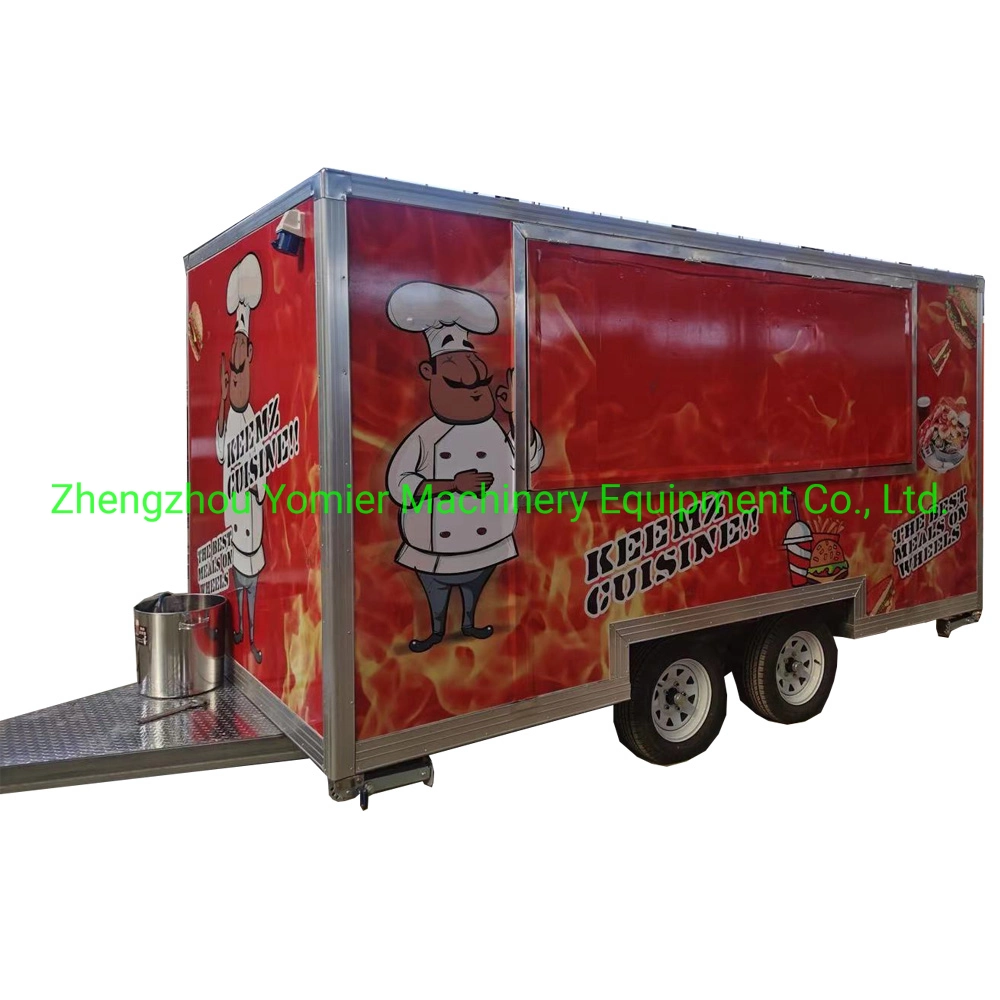 Mobile Outdoor Snack Catering Food Truck Trailer