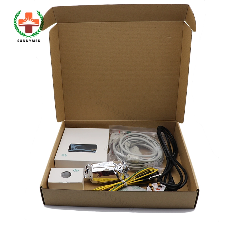 Sy-H004A Medical Equipment 12 Leads Three Channel ECG with Battery