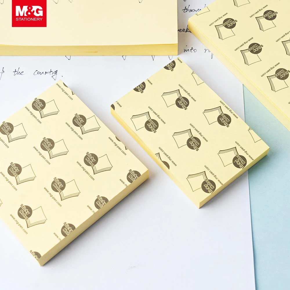 Hot Sale 3X3 100 Pages Poly Pack Sticky Notes Yellow Memo Pads