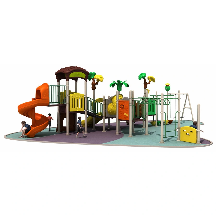 Customize Outdoor Playground Equipment Fitness Multi-Function Children Plastic Slide