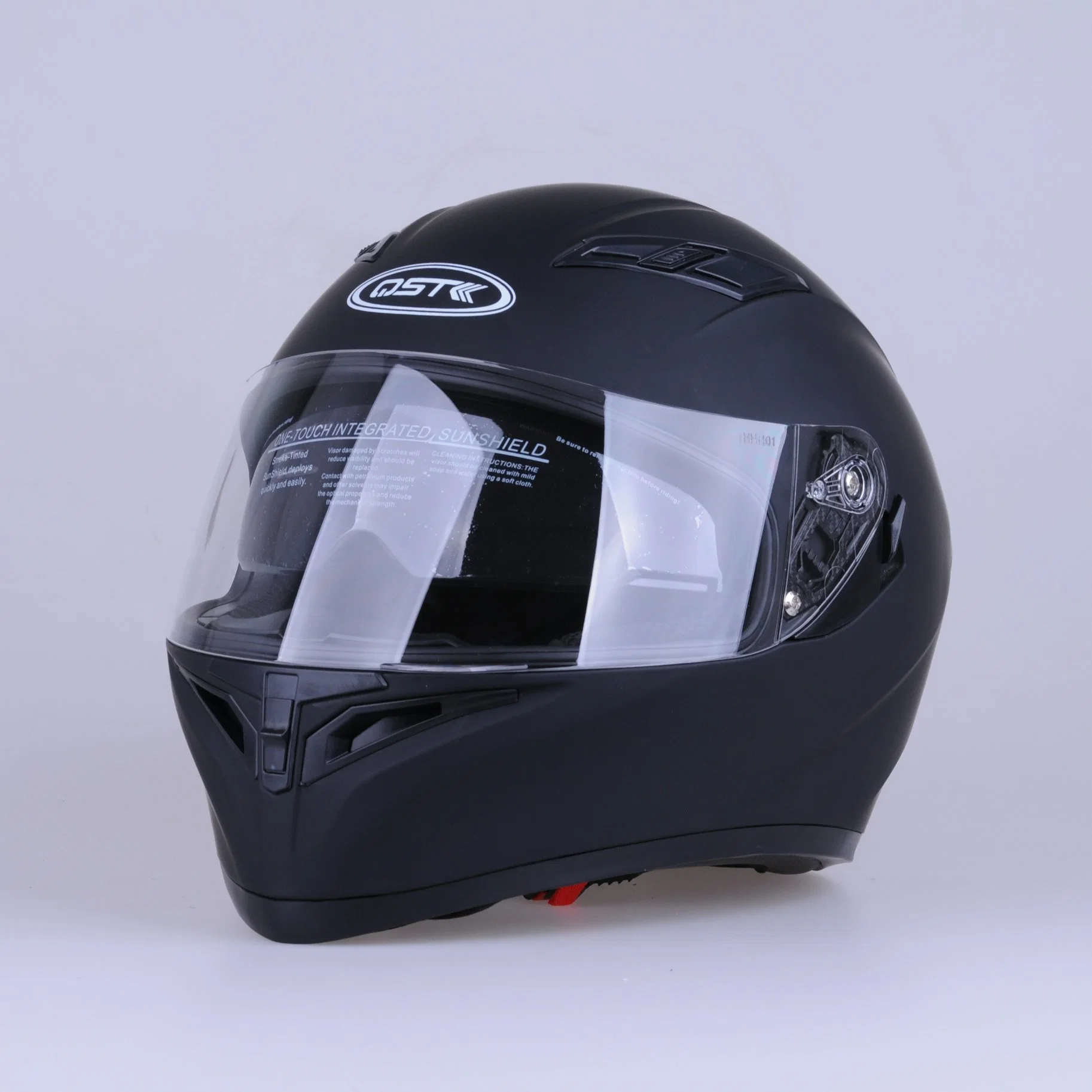 Customized Motorcycle Racing Full Face Helmet with Inner Visor in DOT