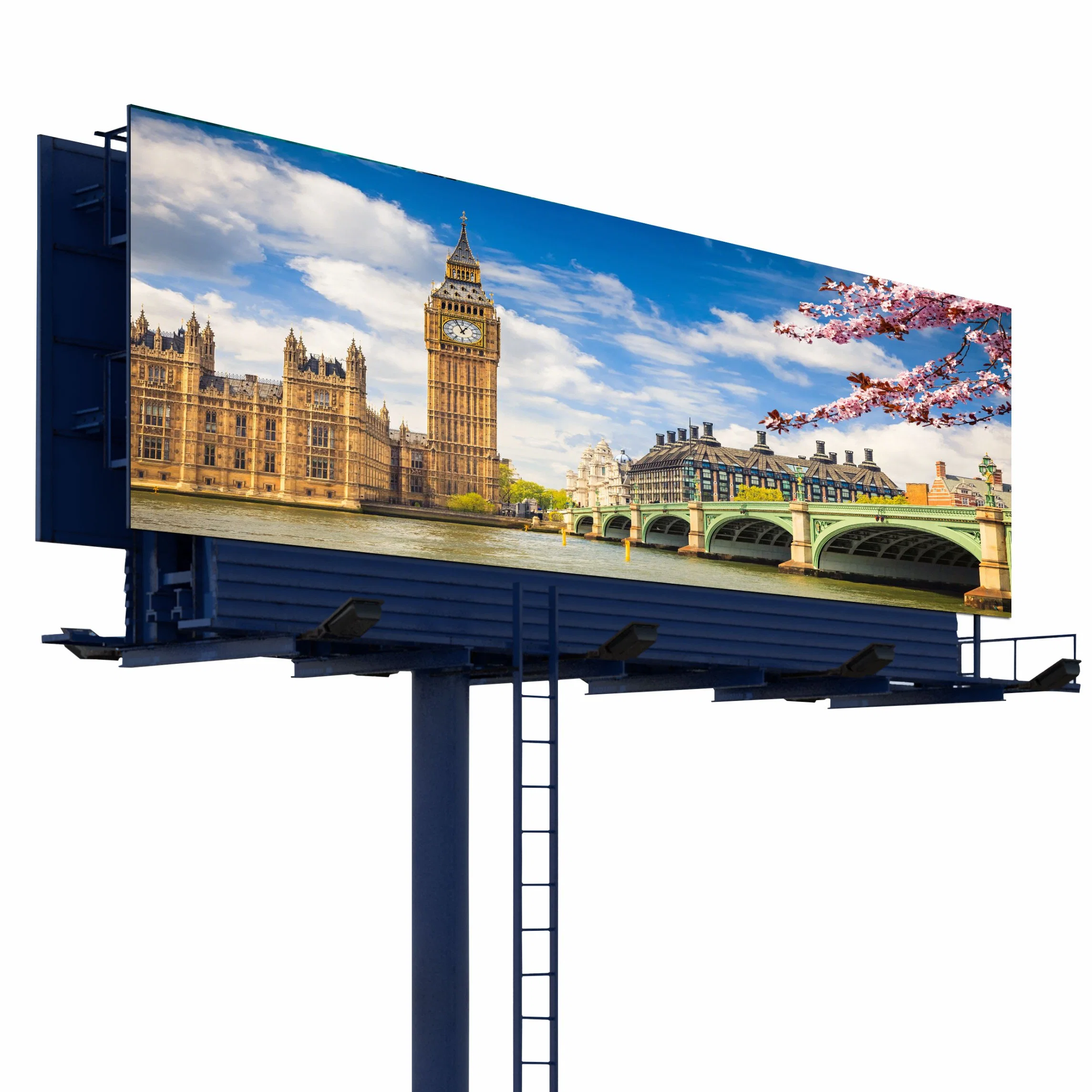 Lofit P3.91 500*1000mm 500*500mm Outdoor Fixed Building Rooftop Advertising LED Screen Display Billboard Sign Board