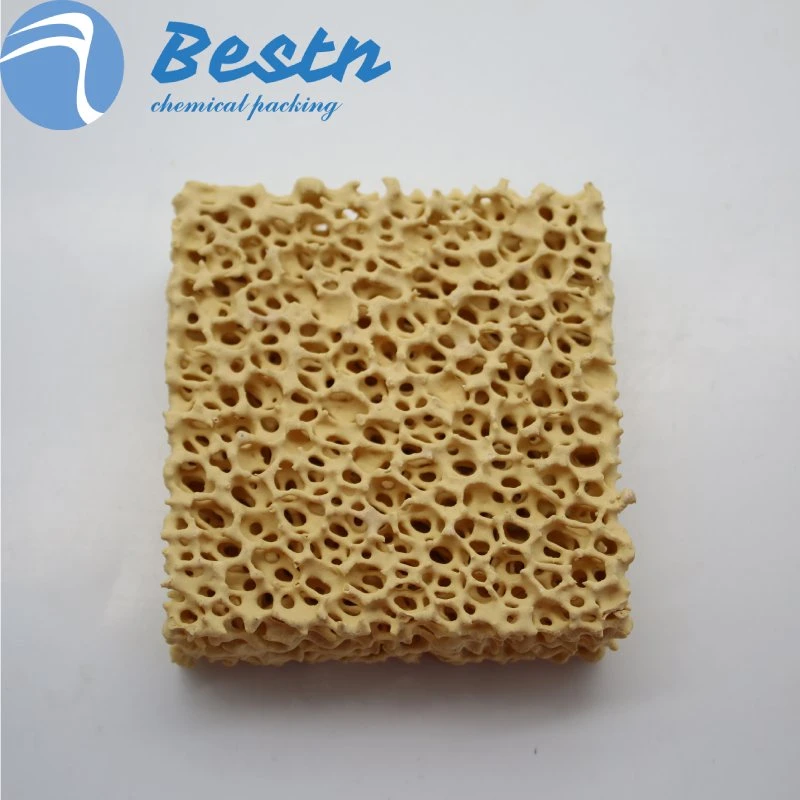 Resistance 1700&ordm; C Zirconia Ceramic Foam Filter for Magnesium Oxide Casting Filter Mesh for Casting