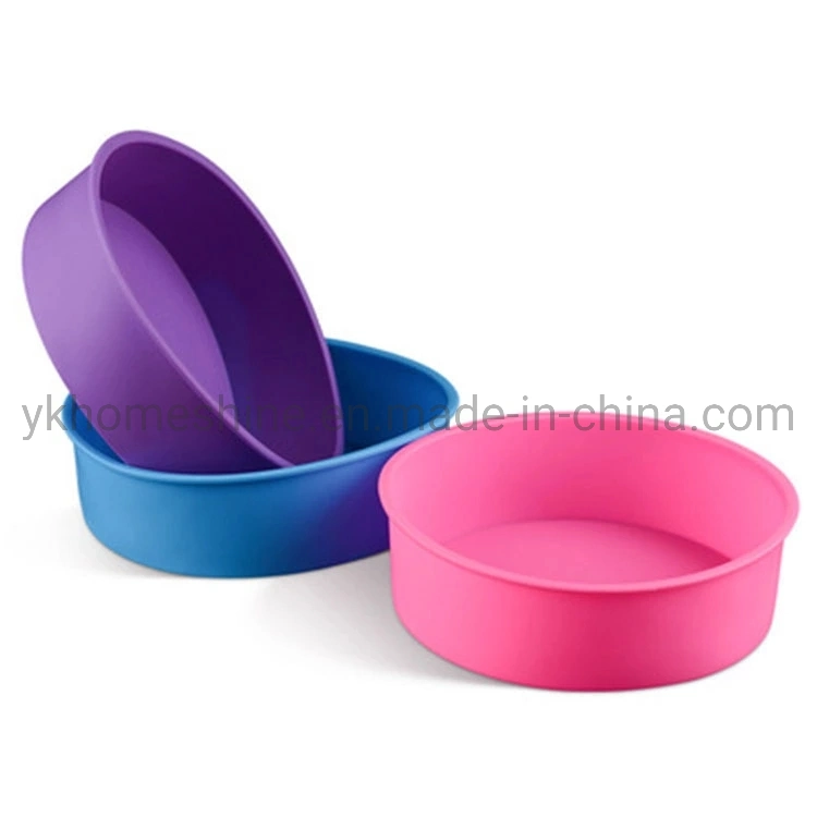 Big Size Silicon Cake Baking Pans Round Bread Pans for Bakeware