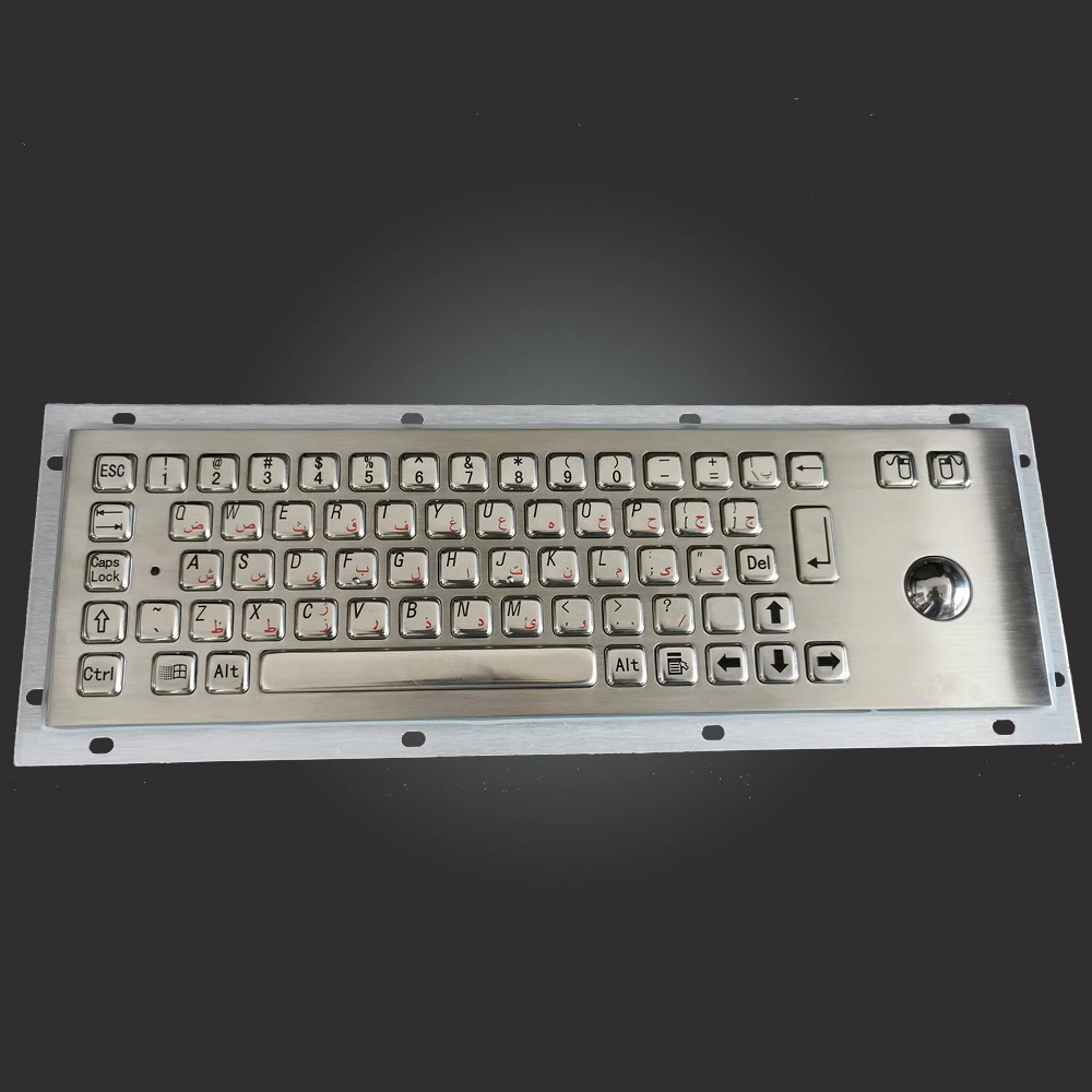 Clavier en acier inoxydable clavier en braille IP65 étanche langue personnalisée Assistance