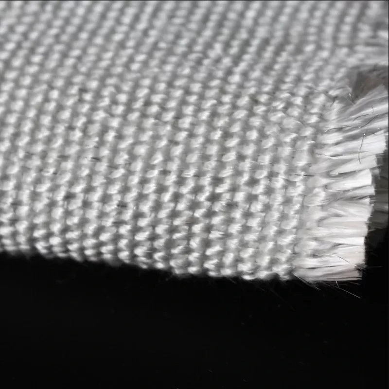 0.5mm 520g 15oz Plain Woven Vermiculite Coated 304 Steel Wire Reinforced Filament Fiberglass Fabric Cloth for High Temperature Pipe Lagging