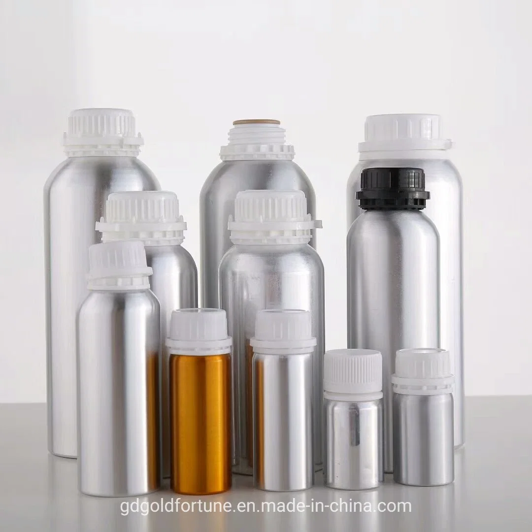 EU Standard Epoxy Inner Coating Aluminum Essential Oil Bottle