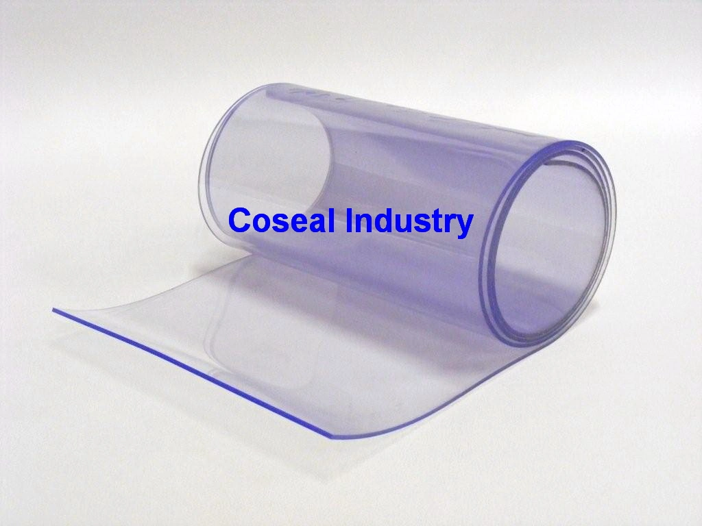 Transparent Soft PVC Plastic Film in Rolls for Tablecloth Good Sell